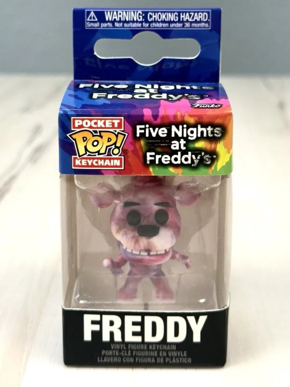 Five Nights At Freddy’s Pocket Pop Keychain Funko Tie Dye FREDDY FNAF Horror NIB